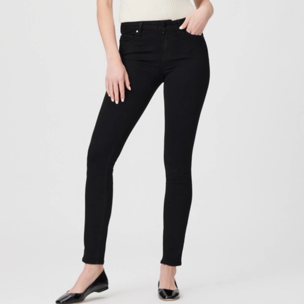 Paige Verdugo Ultra Skinny Black Jeans